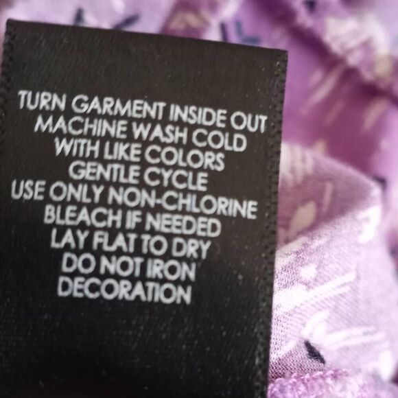 TORRID PURPLE BABYDOLL TOP SZ.00/10 EUC - Picture 7 of 8